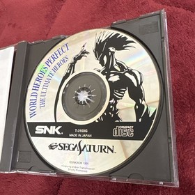 E12 World Heroes Perfect Sega Saturn Software Snk Adk 1995 Game