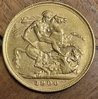 1900 Victoria Gold Sovereign — photo from another recent sale