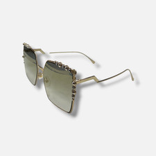 Fendi FF0259/S Women's Gold Square Sunglasses 60-19-145