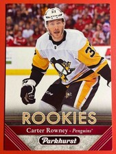 2017-18 Parkhurst Carter Rowney #281 Red Border Penguins