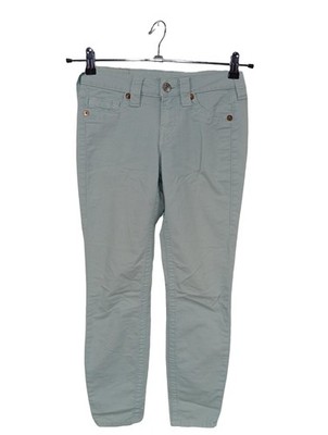 TRUE RELIGION Cordhose Damen Hose Gr. DE 30 hellgrau Casual-Look