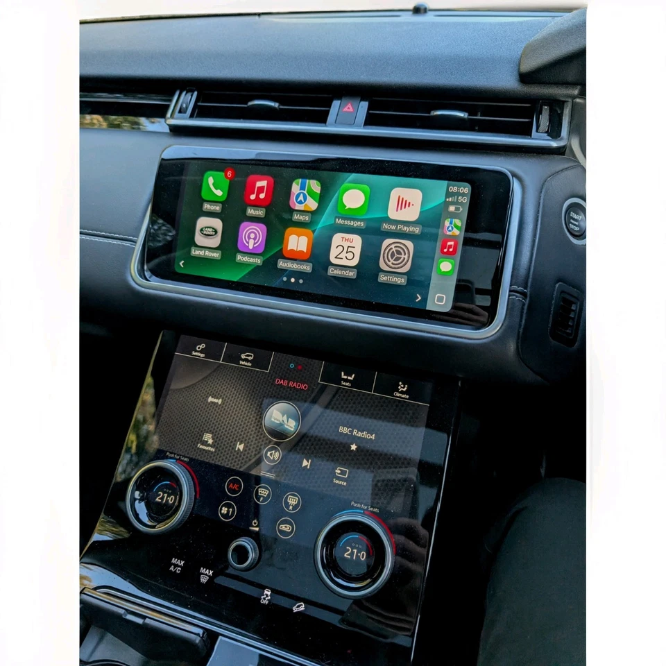 Полное беспроводное зарядное устройство и Apple Car Play Android Auto. Range Rover Velar 2017-2022 - Изображение 2 из 4