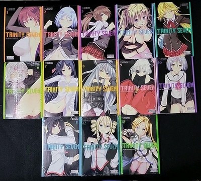 Trinity Seven English Manga 1-13 Vol 6, 8, 9, 11-13 NIS