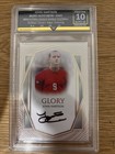 John Hartson Glory Auto On Card Futera Unique 2024 08/08 GetGraded 10! Wales!