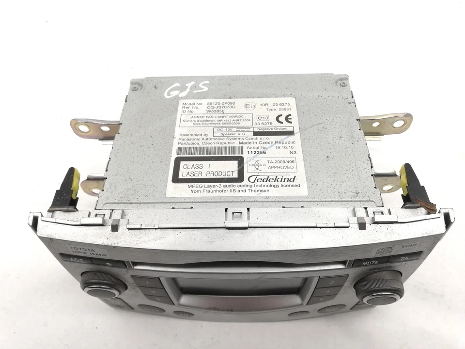 TOYOTA VERSO R2 86120-0F090 Musik-Player ohne GPS 2.00 Diesel 93kw 17562881 - Bild 2 von 4