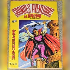 1 Raro VHTF Grandes Aventuras Kaliman 12 MX Conde Drácula Horror De Colección 1983