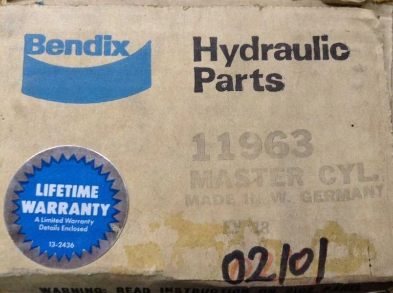 BENDIX 11963 BRAKE MASTER CYLINDER FITS 80 81 82 83 AUDI 5000 Foto 2 de 4