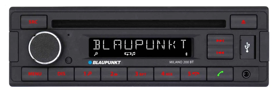 Blaupunkt MP3 USB CD Bluetooth AUX Autoradio für Audi A4 01-08 B6 B7 Symphony Qu - Bild 2 von 4