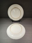 Pair of Matching Antique Chinese Rose Canton 1000 Butterfly 9 5/8" Plates — photo 2