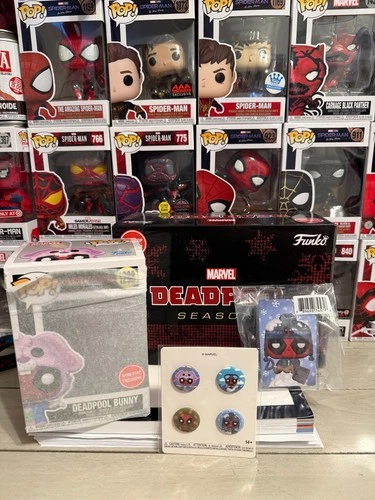 Funko POP! Marvel Deadpool Bunny #1298 GameStop Exclusive Vaulted Bobblehead
