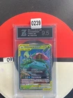 Pokémon TCG S-Chinese S&M Celebi & Venusaur GX CSM2bC 001 RR Holo  Grade 9.5