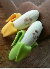 Childrens Craft x 2 Novelty Erasers School kids unusual gift for him her son