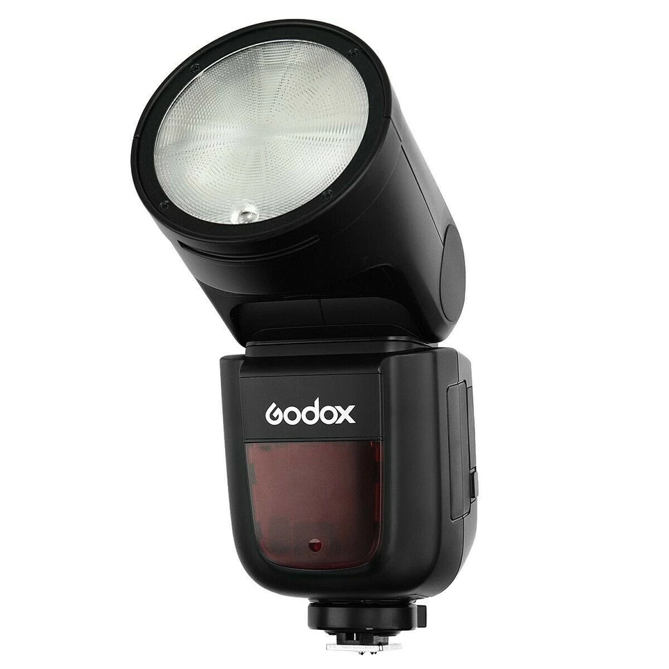 Godox V1-S V1S 2.4G Round Head Camera Flash 76W Speedlite with battery For Sony - Image 2 of 4