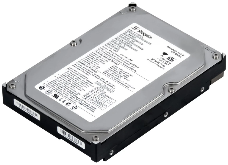 Hard Drive Seagate barracuda Ata V ST3120023A 120GB 7200U/Min 2MB Ata 3.5'' Inch - Image 2 of 3