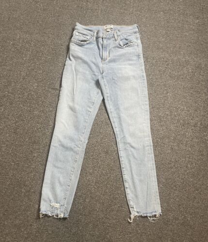 Agolde Womens Jeans 28 Blue Distressed