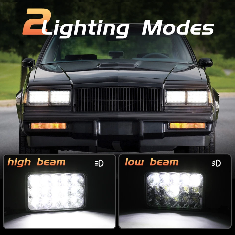 Faros LED 4x6"" de 150 W alto/bajo haz sellado DOT para Ford LTD Crown Victoria Foto 3 de 4