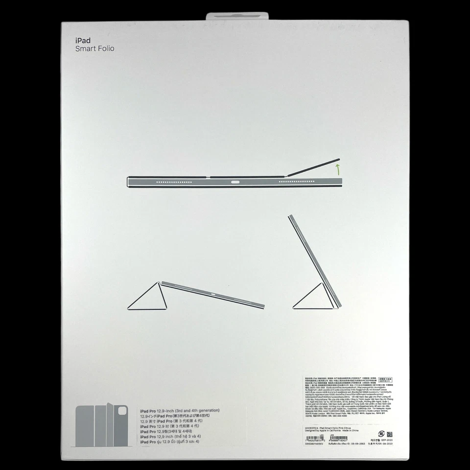 Apple Smart Folio iPad Pro 12.9" 6th 5th 4th 3rd Gen Case Pink Citrus MH063ZM/A - Image 2 of 4