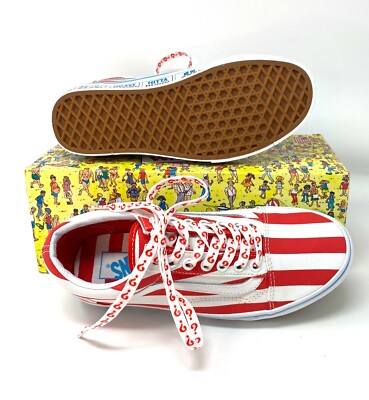 VANS x Where\'s Waldo Old Skool Sneakers VN0A3WKT3UV MENS 8 WOMENS 9.5 VANS x Where main image 2