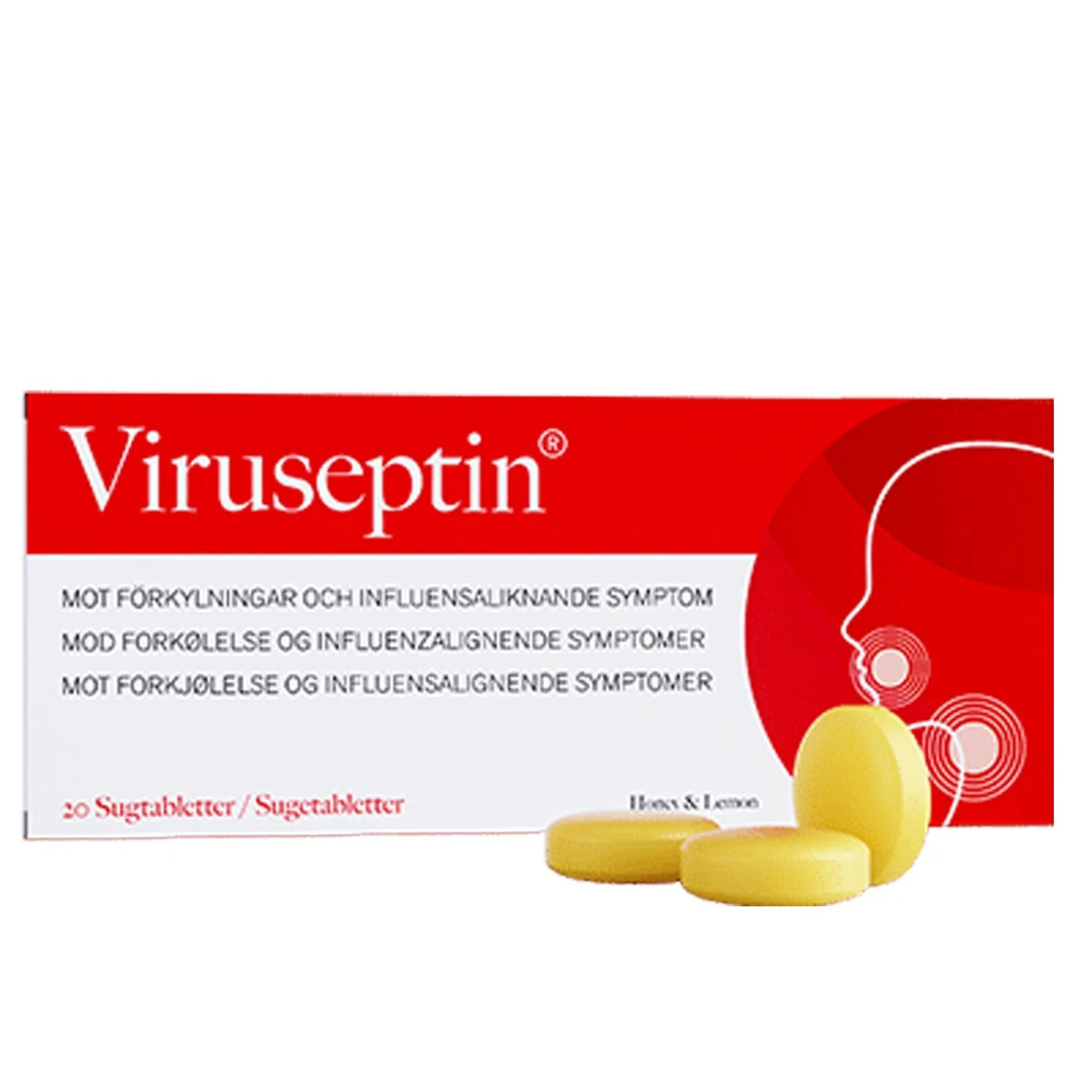 Viruseptin Lozenges against Cold and Flu 20 pc. Honey and Lemon | eBay