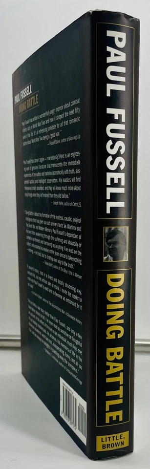 Doing Battle: The Making of a Skeptic (Memoir) - Paul Fussell, First Ed. NFine Foto 4 de 4