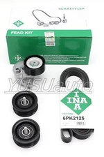 INA OEM Belt Drive Kit and Gates Belt For Mercedes C300 C350 GLE350  A2762000370