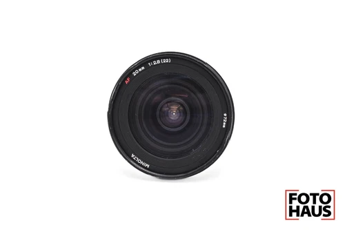 *AS-IS* Minolta AF 20mm f/2.8 Maxxum Dyanx Alpha sony - Foto 5 di 8