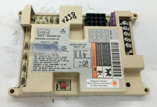 White Rodgers 50A55-288  Furnace Ignition Control Board 102077-09 used #V238