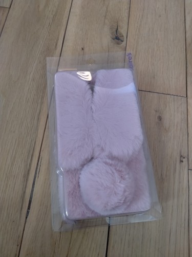 Claire's Pink Fluffy Bunny Ears Phone Case iPhone 13 Pro Max Girls Cute BNWT π - Picture 4 of 8
