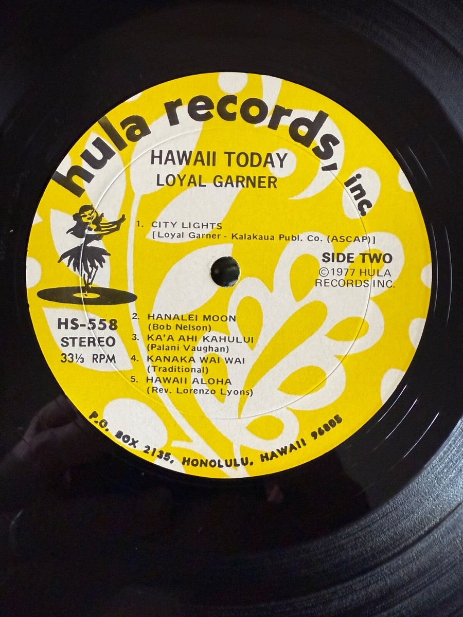 Loyal Garner Hawaii Today LP 1977 Hula Records HS-558