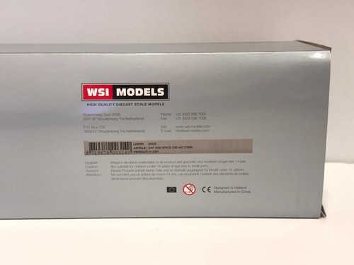 WSI truck models, DAF 3600 Space Cab 4X2 Combi 3 AS , ARGS - Picture 12 of 13