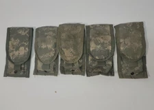 Lot of 5 US Army Molle 2 Mag Double Pouch ACU UCP Military Ammo Magazine GC