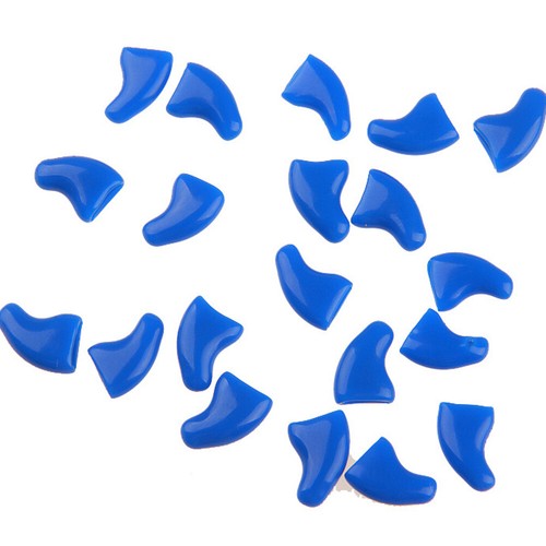 20Pcs Pet Nail Caps Silicone Protector Soft Rubber Dogs Cat Nail Cover Paw Care - Picture 2 of 26