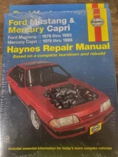 1979-1983 Mustang  /  1979-1986 Mercury Capri  /  Haynes Repair Manual #36050