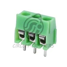 10PCS KF350-3P 3.5mm Pitch 3 pin Straight Pin PCB Screw Terminal Blocks