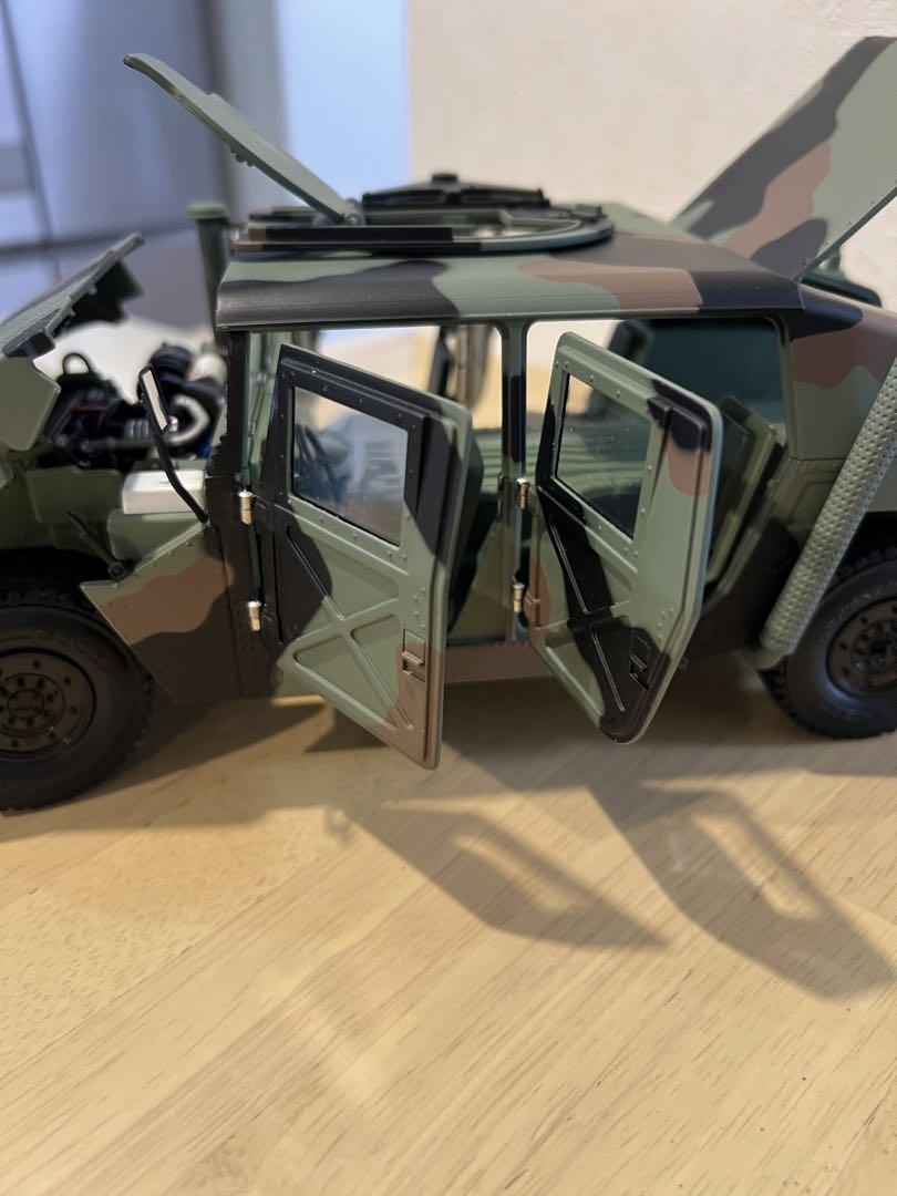 ミリタリ　ハマー　コマンド　1／18スケール　Thunder trac ミリタリハマーコマンド1／18スケールThunder trac