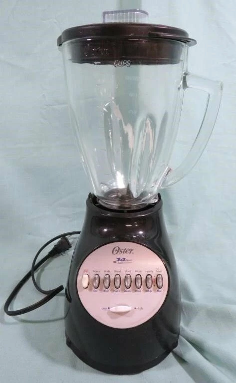 Oster 14-Speed Glass Jar Blender Black – Capital Books and Wellness