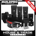 BuildPro Scaffolders Set 7 Piece Leather Heavy Duty Stitching SS