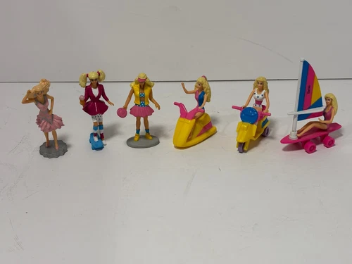 Vintage Barbie Cake Topper Lot of 6 From Applause 1990-1991 Toys Figures PVC
