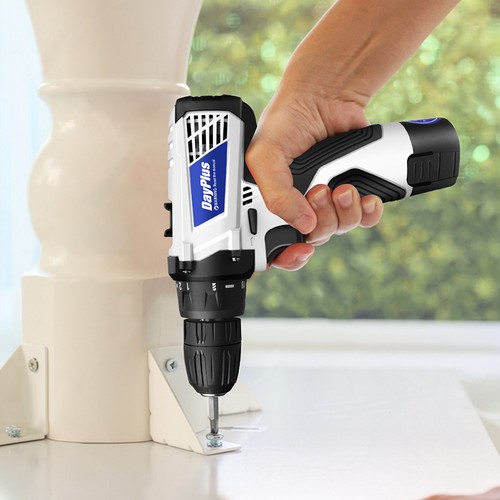 PRO. Cordless Combi Drill Electric Screwdriver Small Hand Drills Li-ion 2Battery - Picture 9 of 22