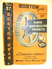 1959 Boston Gear Catalog 57, Power Transmission Equipment