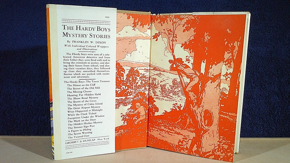 HARDY BOYS WHITE SPINE #12 FOOTPRINTS UNDER THE WINDOW 1939B-15 — 第 3/4 张图片