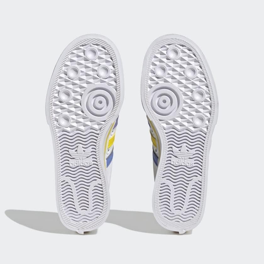 Adidas Kids Nizza Platform Shoes, White thumbnail 3