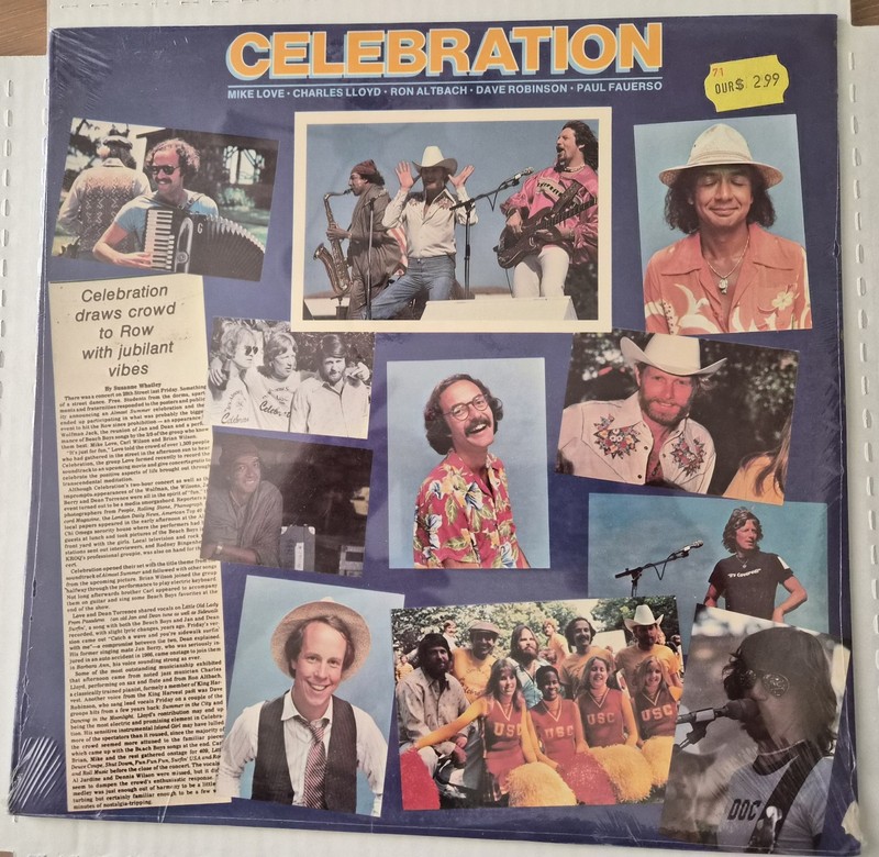 Celebration, Mike Love, 1979 SEALED Vinyl LP, Beach Boys, Rare!