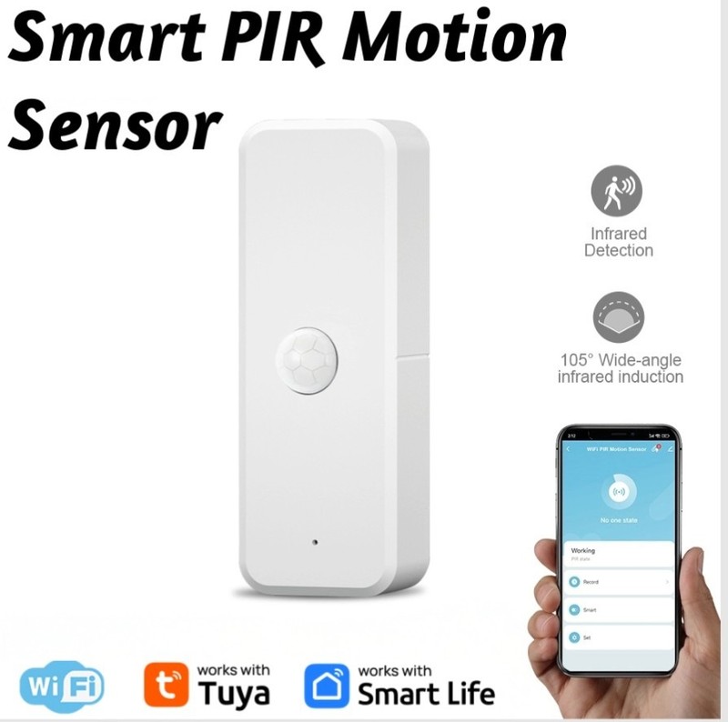 Tuya Smart WiFi / ZigBee PIR Motion Sensor | Wireless Home Security Alert