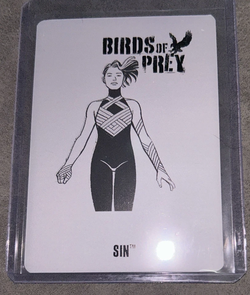 DC Annual UD 1/1 Cyan Printing Plate One Of One SIN DC Card Collectible Black - Image 4 of 4