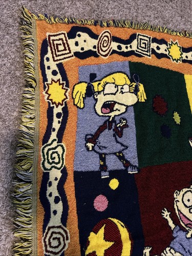 Vintage The Northwest Company Rugrats Tapestry Throw Blanket 59x41 - Picture 8 of 13