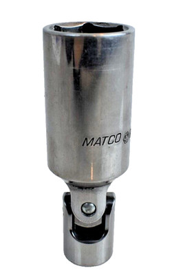 Matco Tools BDU266PB 13/16'' SAE Spark Plug Swivel Socket 3/8'' Drive 6 Point USA