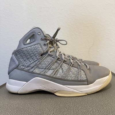 RARE  Nike Hyperdunk Lux Silver Reflective 2016 818137 Men's Size 10.5 Shoes