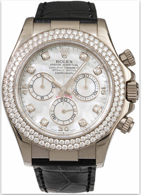 Rolex Daytona - 116589RBR 18K Factory MOP Diamond Dial Diamond Bezel Box/Papers