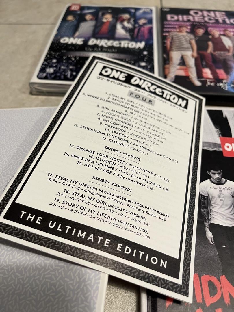 ONE DIRECTION CD&DVD Blu-rayまとめ売り One Direction Cd Dvd Set With Bonus Photo Book 1D Japanese
